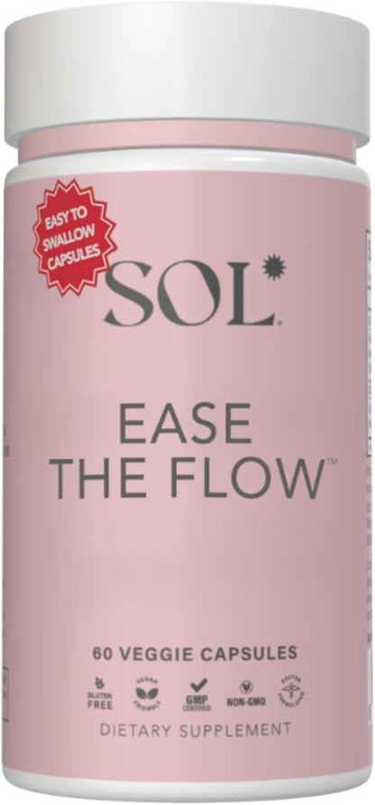 Ease the Flow de Sol Nutrition - Alivio del – Vitamina B6 (piridoxina): Contribuye a la regulación de la actividad – Image 1