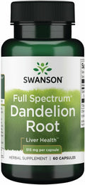 Swanson Dandelion Root 515 mg - 60 Cápsulas