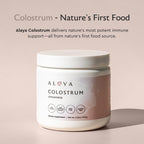 Calostro Bovino en Polvo Alaya Naturals – Superalimento, Calostro Bioactivo para la Salud Digestiva, Apoyo Inmunitario, Equilibrio Hormonal y Recuperación Muscular, Biodisponible, No Transgénico, Sin Gluten