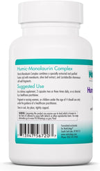 Nutricology Humic-Monolaurin Complex – 120 Capsules (Humic Acid 250 mg, Monolaurin 500 mg)