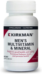 Kirkman Multivitamínico y Mineral para Hombres Mayores, 120 Cápsulas Vegetarianas