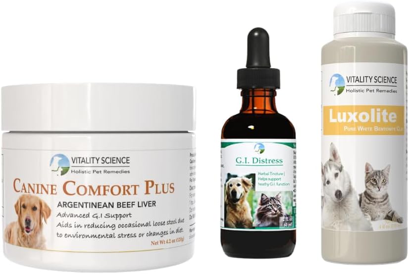 Vitality Science TRDV Protocol for Dogs | Probióticos para Diarrea y Soporte Digestivo | Tamaño Pequeño (Sabor a Carne)