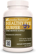 Remedy’s Nutrition Healthy Eye Surfer | 1000 mg, 60 Cápsulas Veganas | Suplemento Herbal para la Salud Visual