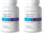 Cooper Complete Basic One Multivitamínico con Hierro - 60 Comprimidos (Pack de 2)