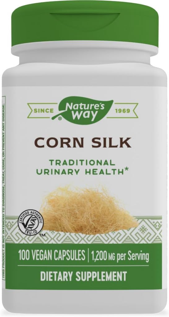 Nature's Way - Seda de Maíz (Corn Silk), 100 cápsulas veganas