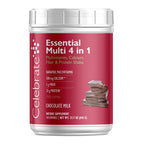 Celebrate Essential Multi 4 en 1 - Multivitamínico Bariátrico en Polvo, Sabor Chocolate, 14 Raciones