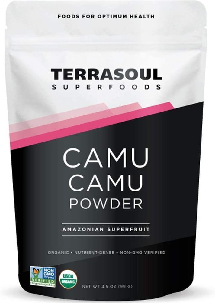 Terrasoul Superfoods Organic Camu Camu Powder, 7 oz (2-Pack)