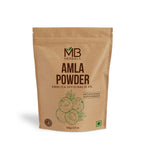 MB Herbals Polvo de Amla Sin Semillas 100g | Grosella India | No-GMO | No-Irradiado | Crudo | Sin Gluten | Sin Conservantes