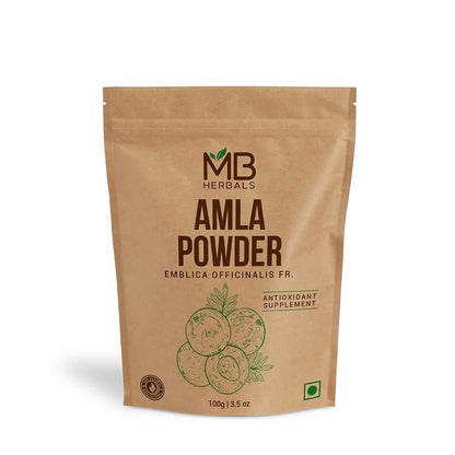 MB Herbals Polvo de Amla Sin Semillas 100g | – Presentación: Bolsa de 100 g (3.5 oz) de polvo fino. – Image 1