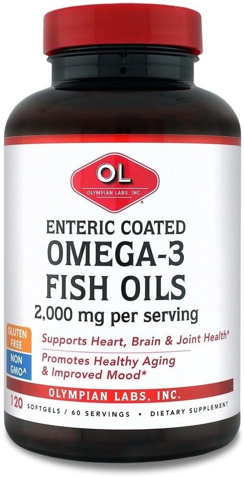 Aceite de Pescado Mega Omega 3 de Olympian Labs, 60 dosis