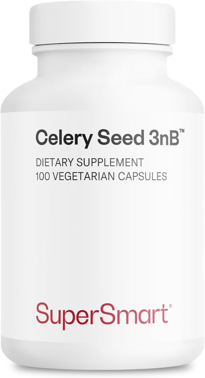 Supersmart Celery3nb Extracto de Semilla de Apio 150mg, 100 Cápsulas Vegetales – Image 1
