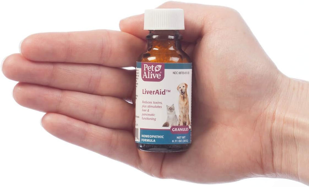 PetAlive LiverAid Granules - Homeopático para Mascotas