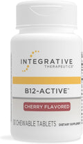 B12-Active - Metilcobalamina 1000 mcg - 30 Comprimidos Masticables Sabor Cereza