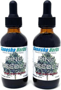Extracto Líquido de Agujas de Pino - Tintura Herbal con Ácido Shikímico - 2 Pack de 60 ml (2 Oz cada uno)