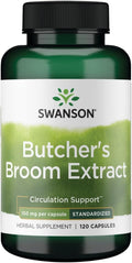 Swanson Butcher's Broom (Estandarizado) 150 mg 120 Cápsulas