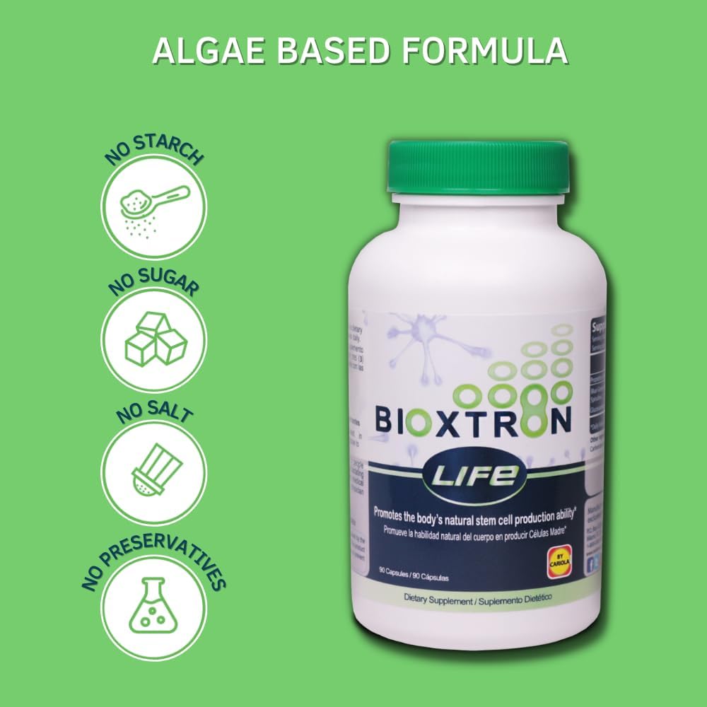 Bioxtron Life AFA Suplemento de Células Madre - 90 Cápsulas