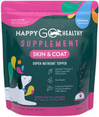 Happy Go Healthy Suplemento para Piel y Pelaje de Perros con Probióticos y Omega 3
