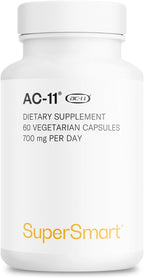 Supersmart AC-11 Suplemento 700mg al Día (Extracto de Uña de Gato) - Corteza de Uncaria Tomentosa | No Transgénico y Sin Gluten - 60 Cápsulas Vegetarianas
