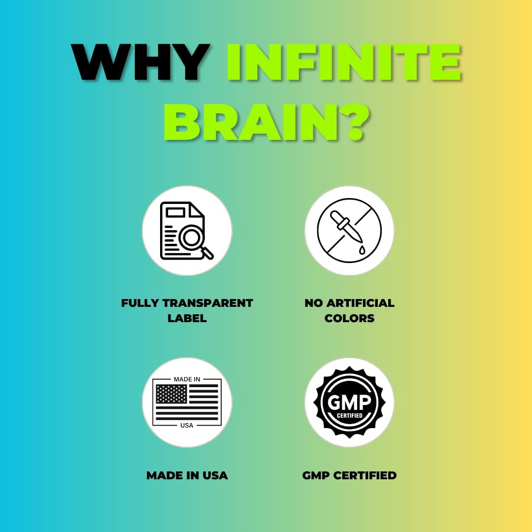 Psycho Pharma Infinite Brain Nootropic Game Changer - Compite y Gana (Mozart's Passion Mango, 30 raciones)