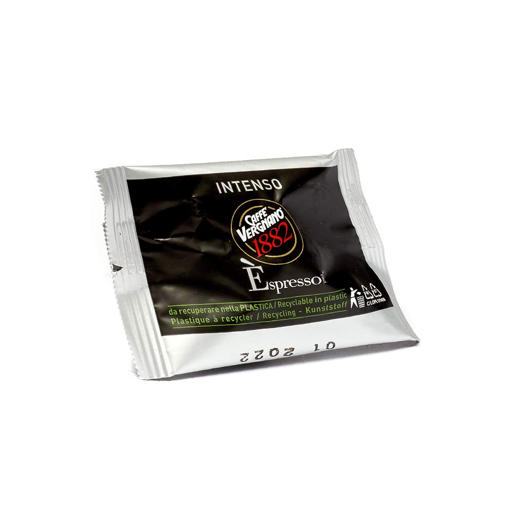 Caffe Vergnano Intenso - Cápsulas de Espresso (50 uds) - Compatibles Nespresso Original Line