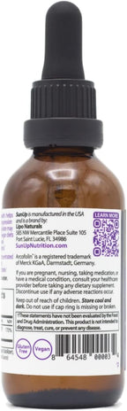SunUp Metilfolato Líquido | Origen Suizo | Fórmula Natural | Apoyo Prenatal y Salud Cerebral