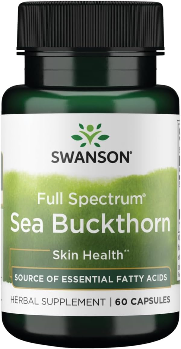 Swanson Full Spectrum Sea Buckthorn 400 mg 60 Capsules