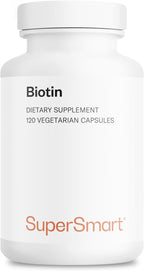 Supersmart Biotina 10.000 mcg - 120 Cápsulas Vegetales