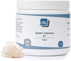 LFA Tablet Presses - Cápsulas Vacías de Gelatina, Tamaño 1, 500 uds, Halal