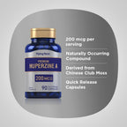 Piping Rock Huperzina A 200mcg, 90 Cápsulas, Sin OGM, Sin Gluten