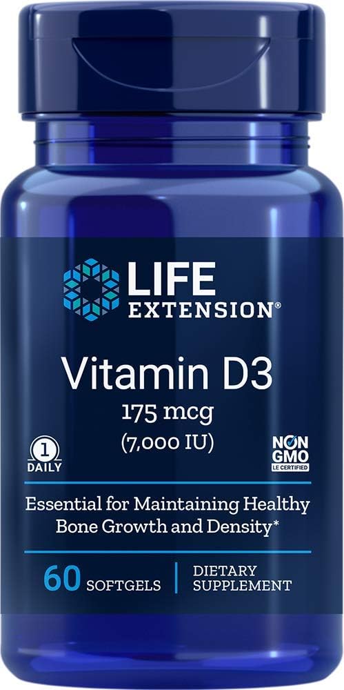 Life Extension Vitamina D3 7000 UI (Paquete de 2)
