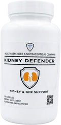 Health Defender Kidney Support - Apoyo Renal para CKD y Salud Renal, 120 Cápsulas