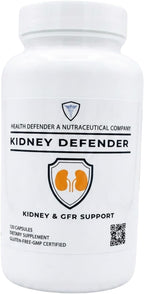 Health Defender Kidney Support - Apoyo Renal para CKD y Salud Renal, 120 Cápsulas
