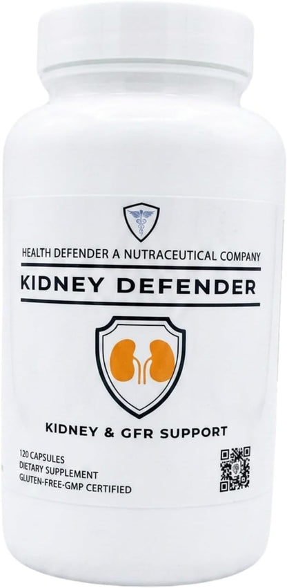 Health Defender Kidney Support - Apoyo Renal para CKD y Salud Renal, 120 Cápsulas – Image 1