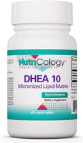 Nutricology DHEA 10 mg - Lipid Matrix Tablets - 60 Count