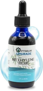 OU Methylene Blue 1% | Grado USP | Suplemento para la Salud Cerebral | Frasco con Gotero de 50 ml | Sin Formaldehído