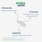 Amino Activ – Apoyo Holístico Rápido para el Dolor y la Inflamación Causados por la Actividad/Ejercicio (60 Cápsulas)