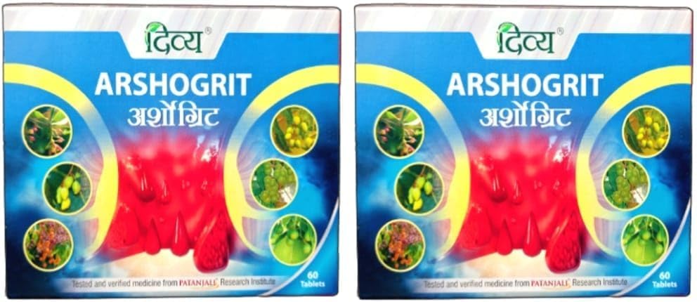 ARSHOGRIT Tabletas - Complemento Ayurvédico - Pack de 2 (120 tabletas)