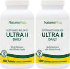 NaturesPlus Ultra II Daily Multivitamínico - Pack de 2 (360 Comprimidos)