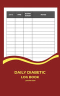 Daily Diabetic Log Book Pocket Size: Blood Sugar Log Book | Daily Diabetic Glucose Tracker Journal Book | Blood Sugar, Diabetes, Monitoring Diary
