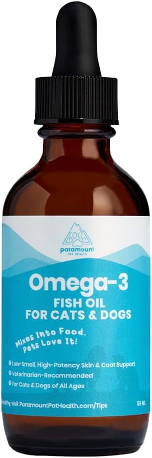 Wild-Caught Omega 3 Fish Oil for Dogs & Cats - 473 ml