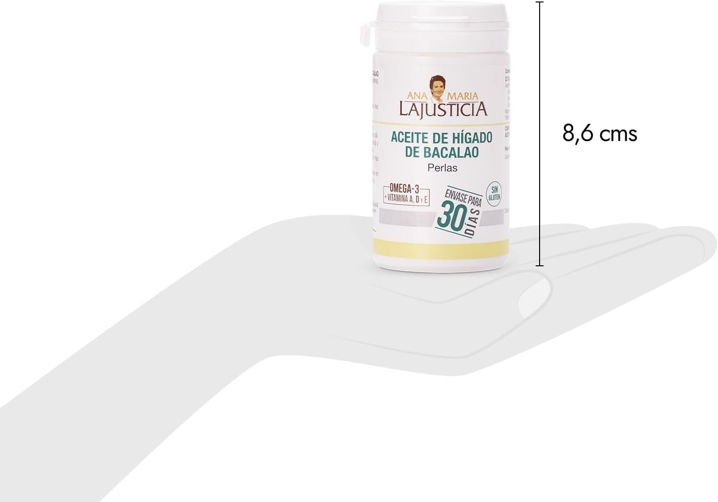 Ana María Lajusticia Aceite de Hígado de Bacalao, 90 perlas