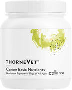 ThorneVET Canine Basic Nutrients – Suplemento Multivitamínico para Perros, 90 Masticables Blandos