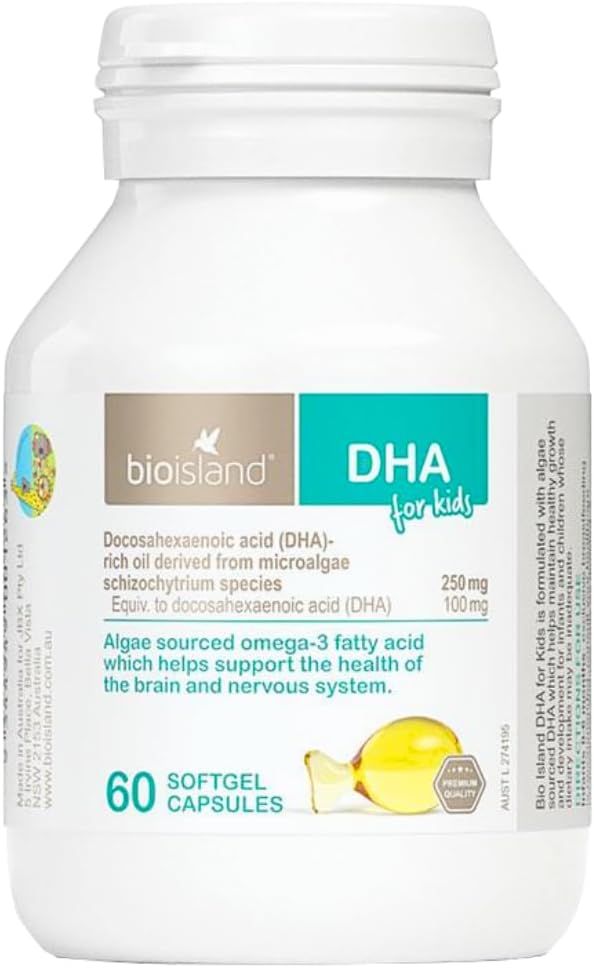 Bio Island DHA Kids 60 Cápsulas