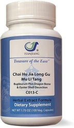 Bupleurum Plus Dragon Bone and Oyster Shell Decoction - Chai Hu Jia Long Gu Mu Li Tang (5:1 Concentrated Herbal Extract Granules, 100 Cápsulas)
