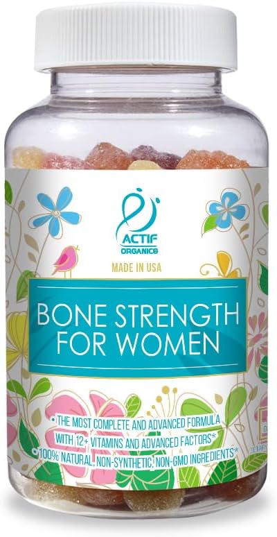 ACTIF Fortaleza Ósea para Mujeres – 12 Factores Avanzados, 90 Comprimidos
