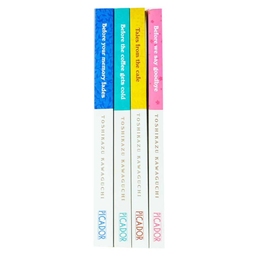 Colección de 4 libros: Antes de que se enfríe el café, Cuentos de un café, Antes de que se te borre la memoria y Antes de decir adiós