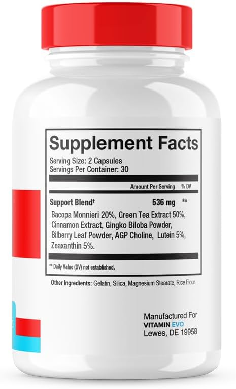 Trusted Relief Blood Support Cápsulas (2 Paquetes, 120 Cápsulas)