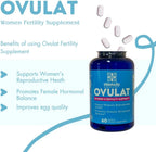 Secrets Of Tea Vidalocity Women's Fertility Support - Complejo Natural con D-Chiro-Inositol, Folato y Myo-Inositol - 60 Cápsulas Vegetarianas