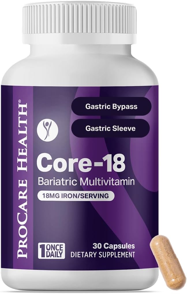 ProCare Health Bariatric Multivitamin with Iron 18mg (30 Capsules)