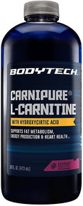 BodyTech L-Carnitine 1100mg - Supports Energy Metabolism - Raspberry Flavor (473 ml)